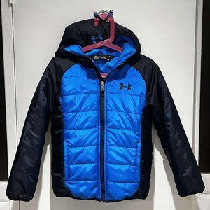 Under Armour - Boys/Youth Storm ColdGear Puffer Jacket in blue (Size 5)